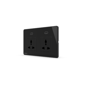Dual socket with switch panel - Z-Wave India